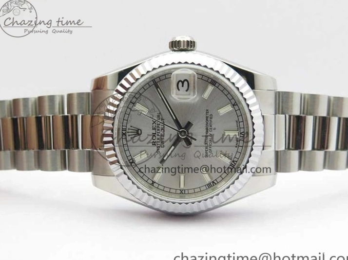 Bracelet SEIKO on President Best 31mm Stick NH05A SS Dial SS 178274 Datejust Silver GSF Markers Edition 0115